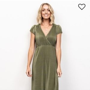 Baltic born Athena maxi dress in sage size small